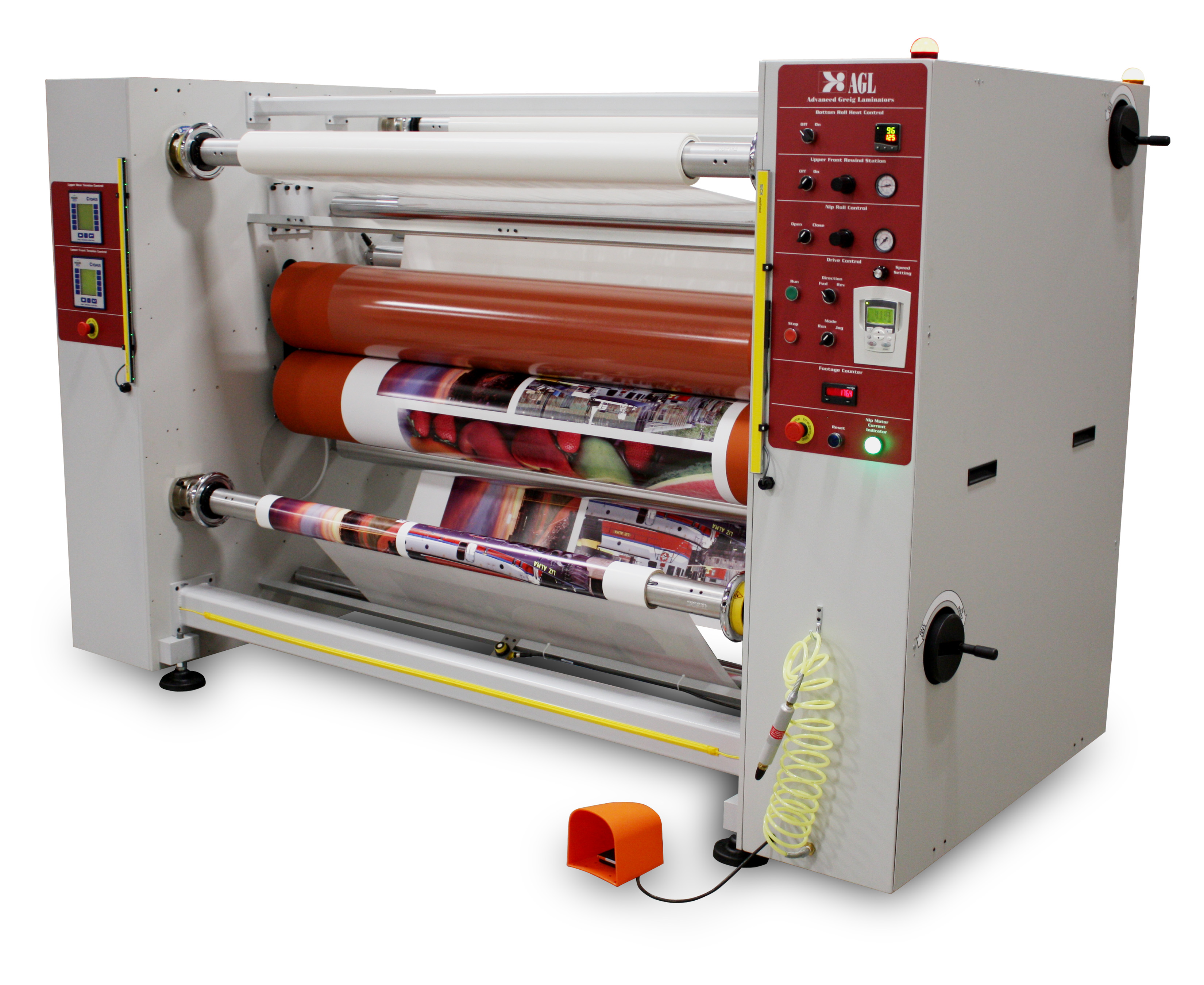 AGL custom high speed decal laminator